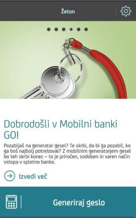Namestite svoj Žeton